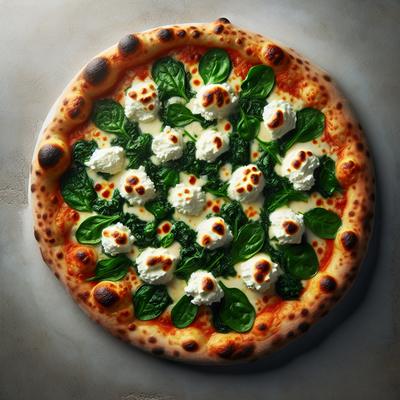 Image of Spinach and Ricotta Pizza