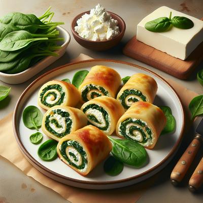 Image of Spinach and Ricotta Rolls