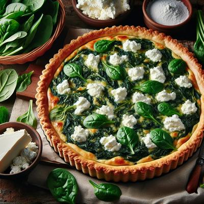 Image of Spinach and Ricotta Tart