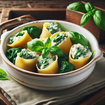 Image of Spinach and Ricotta with Shells