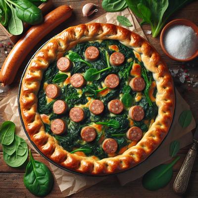 Image of Spinach and Sausage Pie