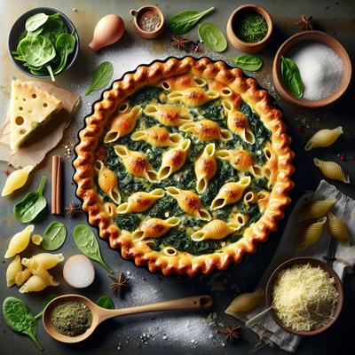 Image of Spinach and Shells Pie