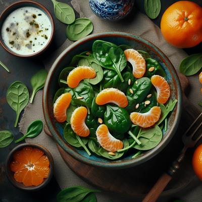 Image of Spinach and Tangerine Salad
