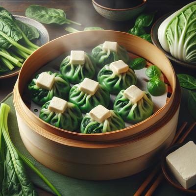 Image of Spinach and Tofu Dumplings