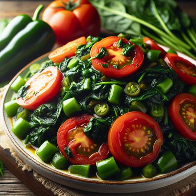 Image of Spinach and Tomatoes