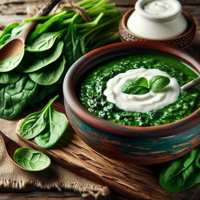 Image of Spinach and Yogurt Soup