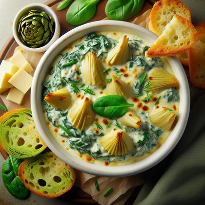 Image of Spinach Artichoke and Cheese Dip