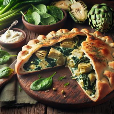 Image of Spinach Artichoke Calzone