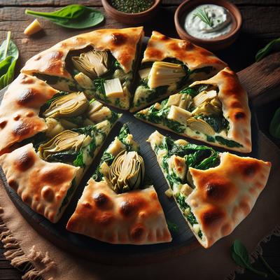 Image of Spinach Artichoke Calzones