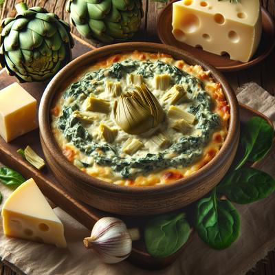 Image of Spinach Artichoke Cheese Dip