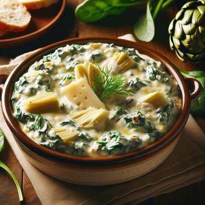 Image of Spinach Artichoke Dip No Mayo