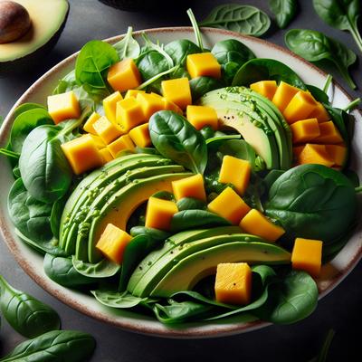 Image of Spinach Avocado Mango Salad