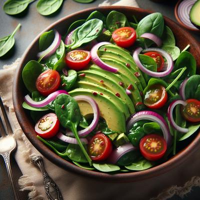 Image of Spinach Avocado Salad