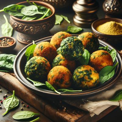 Image of Spinach Balls Fried or Baked Recipe