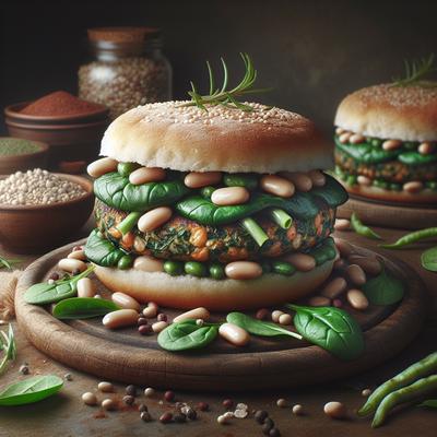 Image of Spinach Bean Burgers