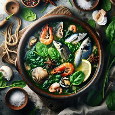Image of Spinach Bouillabaisse
