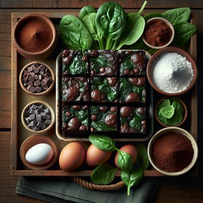 Image of Spinach Brownie Bites from Scratch