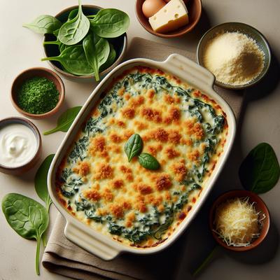 Image of Spinach Casserole Creamed