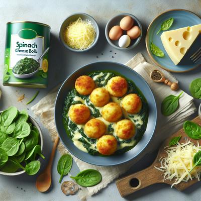 Image of Spinach Cheese Balls Using Canned Spinach