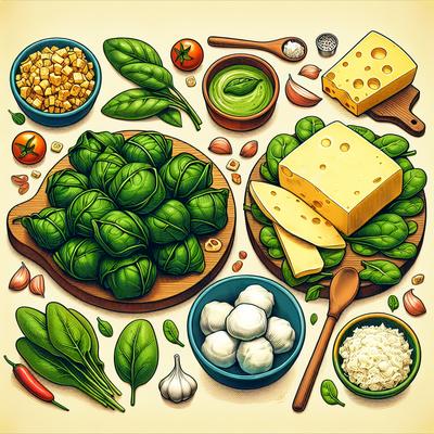 Image of Spinach Cheese Bundles