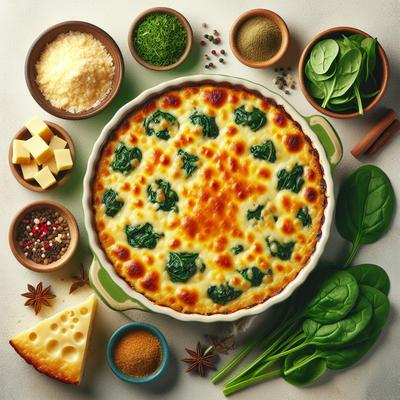Image of Spinach Cheese Casserole
