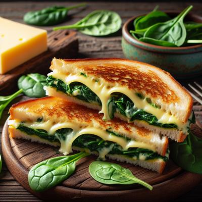 Image of Spinach Cheese Grilled Sandwich