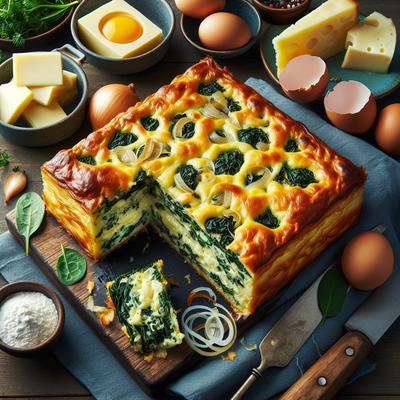 Image of Spinach Cheese Kugel