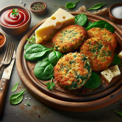 Image of Spinach Cheese Patties