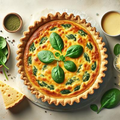 Image of Spinach Cheese Quiche