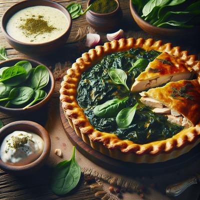 Image of Spinach Chicken Pie