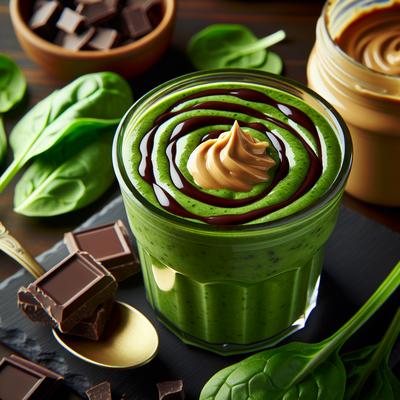 Image of Spinach Chocolate Peanut Butter Smoothie