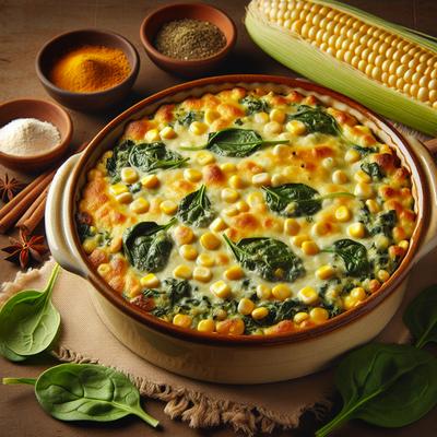 Image of Spinach Corn Casserole