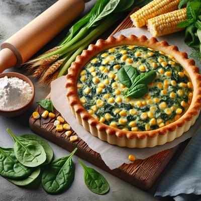 Image of Spinach Corn Pie