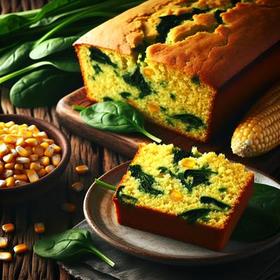 Image of Spinach Cornbread
