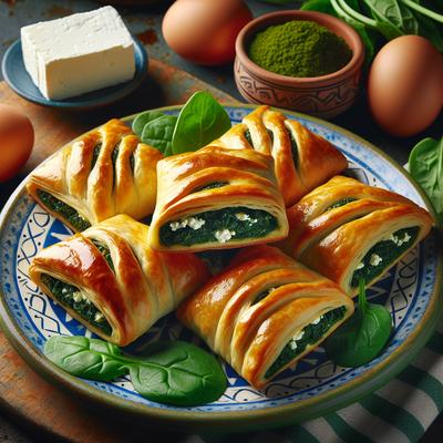 Image of Spinach Crescent Squares
