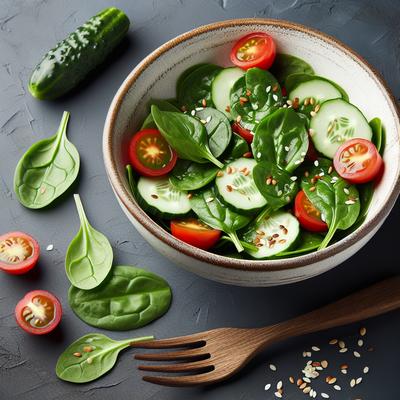Image of Spinach Cucumber Salad
