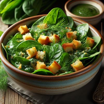 Image of Spinach Dill Salad