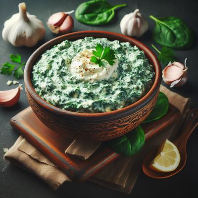 Image of Spinach Dip a Lighter Version