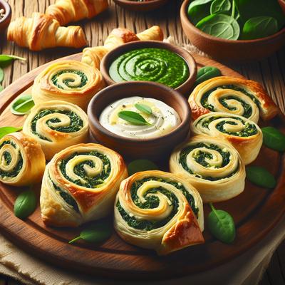 Image of Spinach Dip Pinwheels