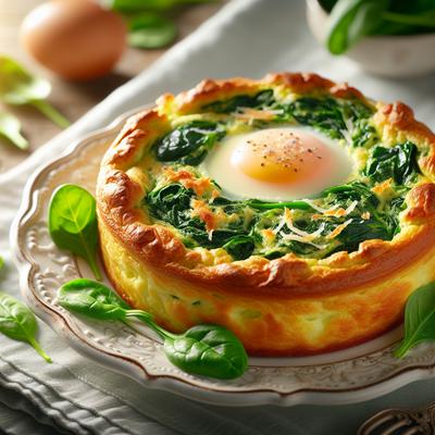 Image of Spinach Egg Souffle