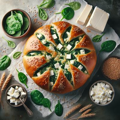 Image of Spinach Feta Bread a B M