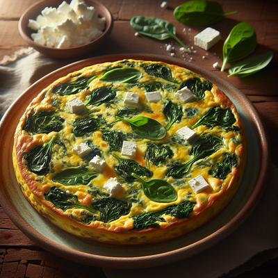 Image of Spinach Feta Frittata
