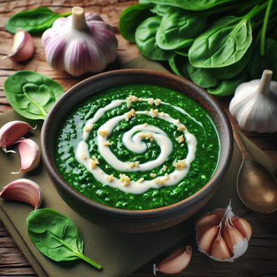 Image of Spinach Garlic Soup