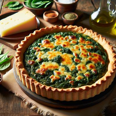 Image of Spinach Gruyere Tart