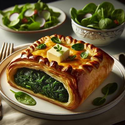 Image of Spinach in Puff Pastry