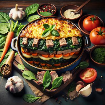 Image of Spinach Lamb Casserole
