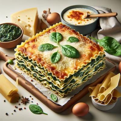 Image of Spinach Lasagna Bechamel