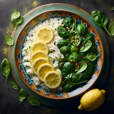 Image of Spinach Lemon Rice