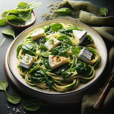 Image of Spinach Linguini with Brie