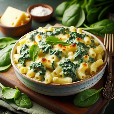 Image of Spinach Macaroni and Cheese